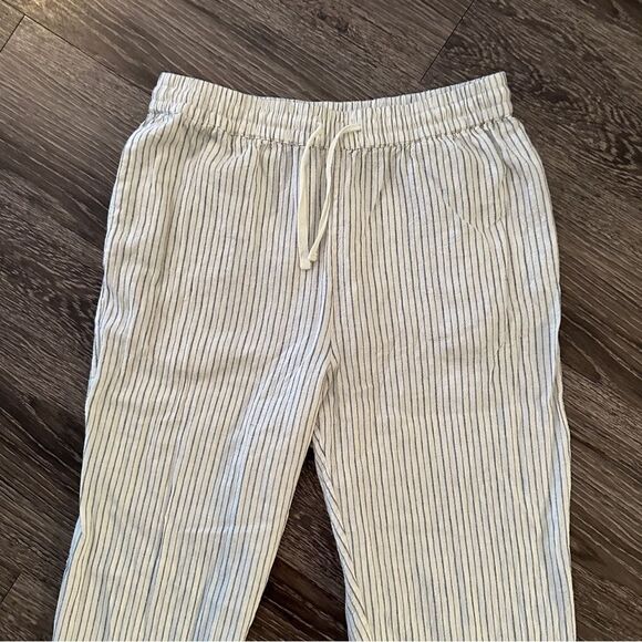 Rails Linden Drawstring Pants in Striped Linen Blend - Picture 3 of 6